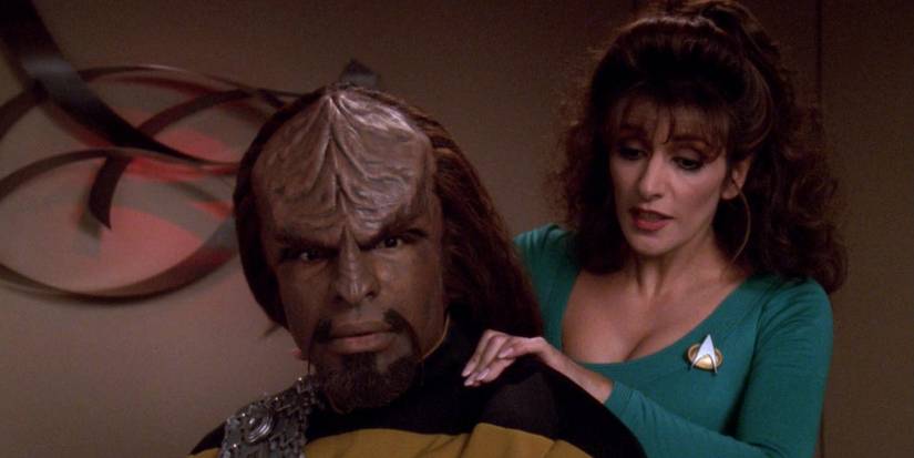 Star Trek TNG Parallels Troi Worf