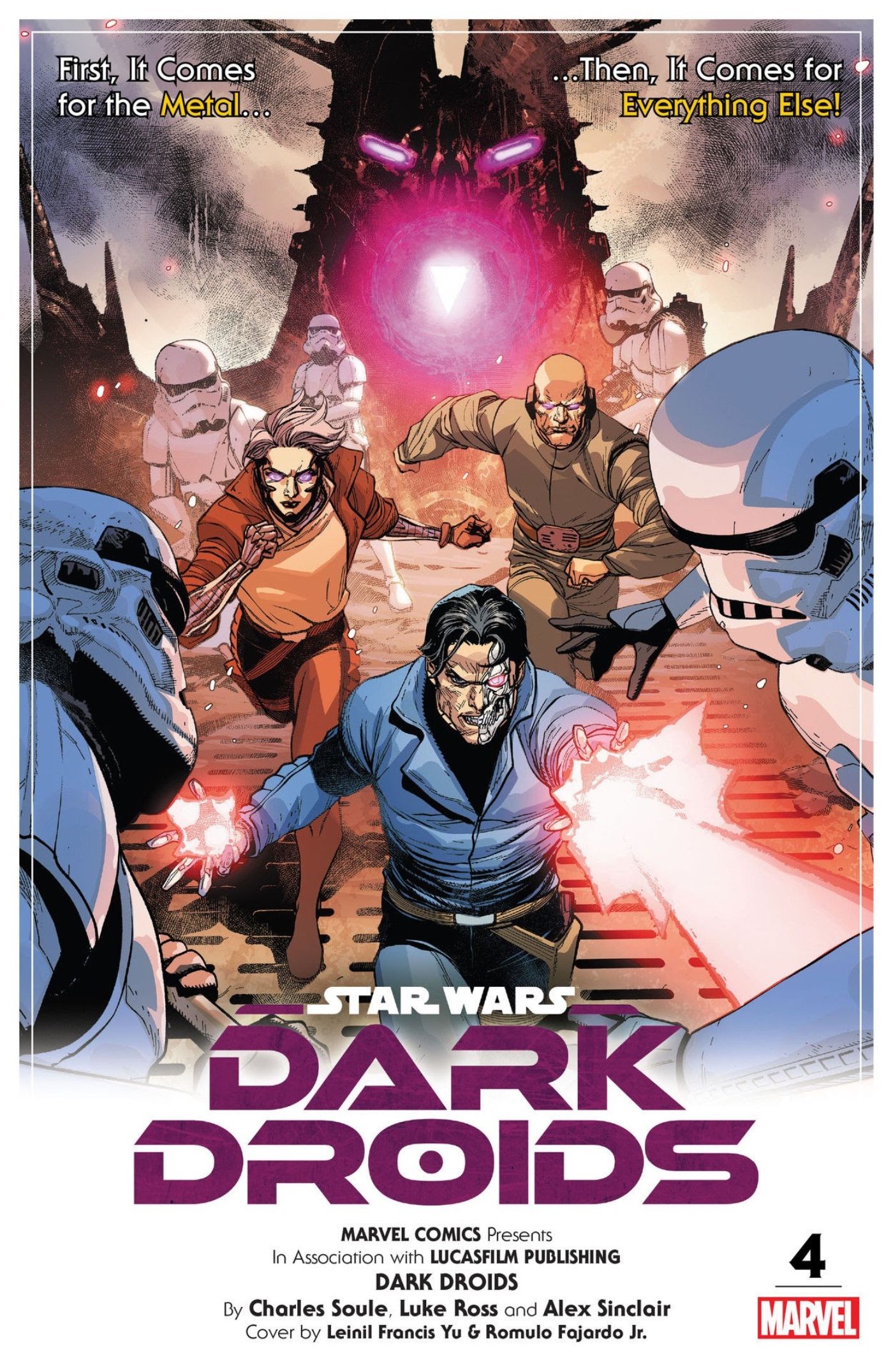 Star Wars Dark Droids #4 Cover Art