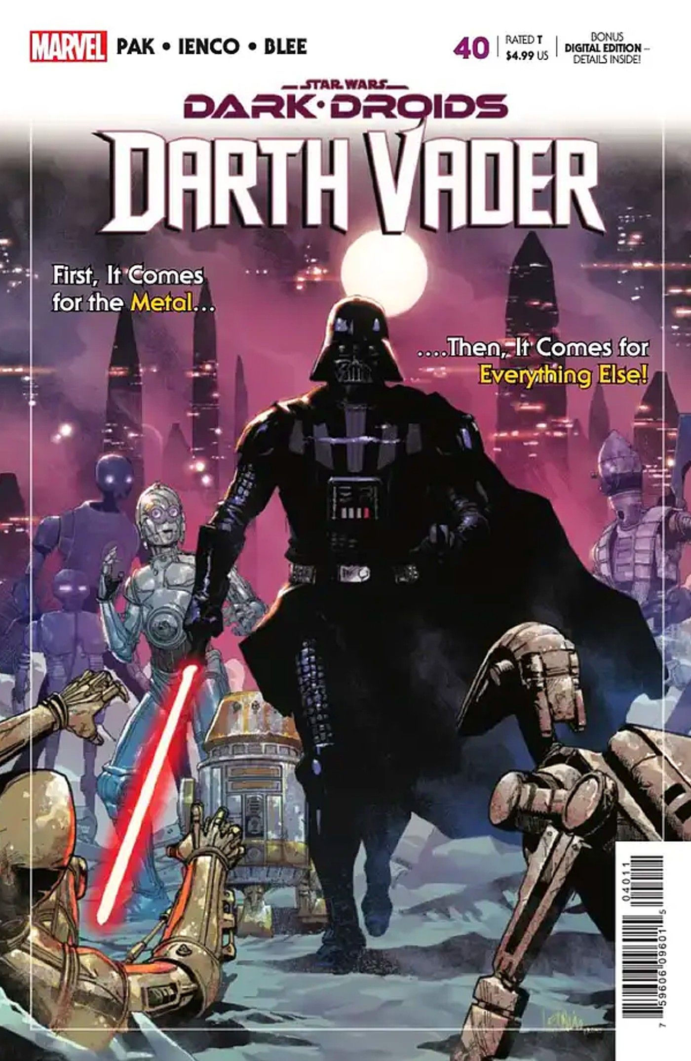 Capa de pré-visualização de Star Wars Darth Vader #40