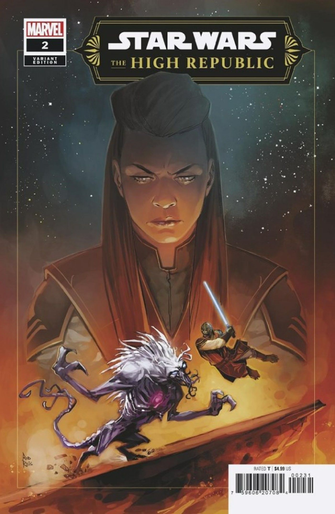 Star Wars The High Republic #2 2023 variant featuring Keeve Trennis