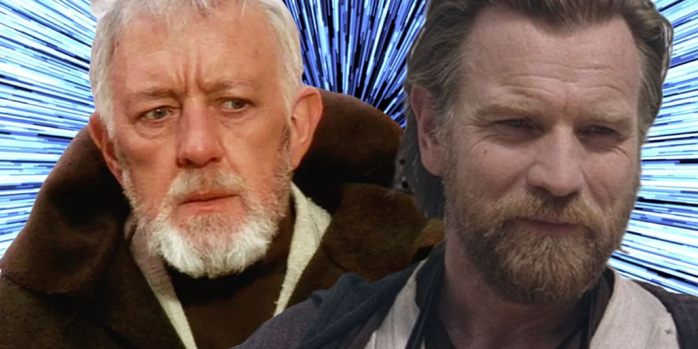 Star Wars Obi-Wan Kenobi Alec Guinnes and Ewan McGregor