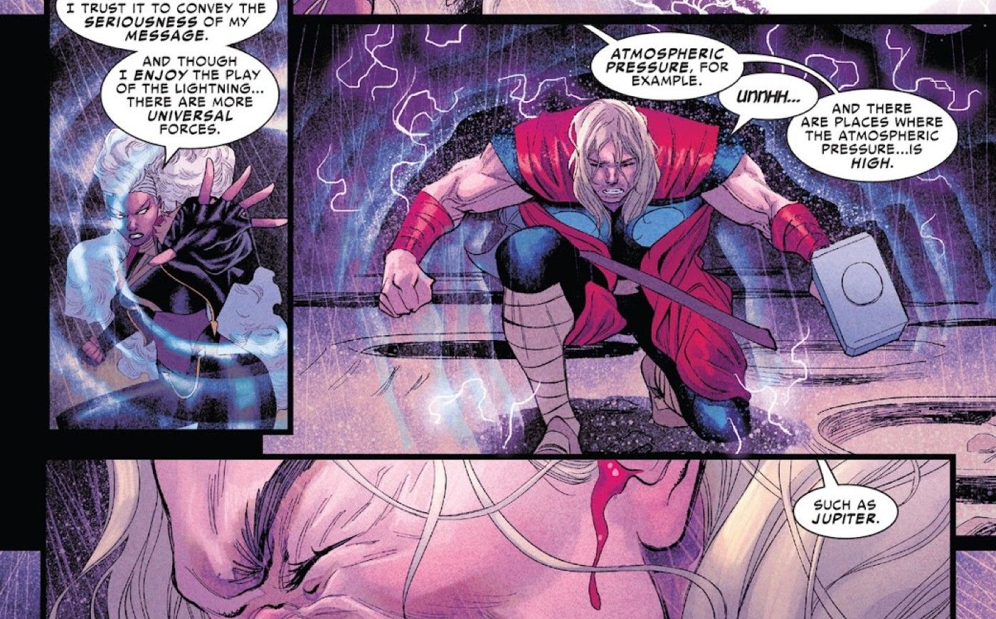 STORM MAKES THOR BLEED