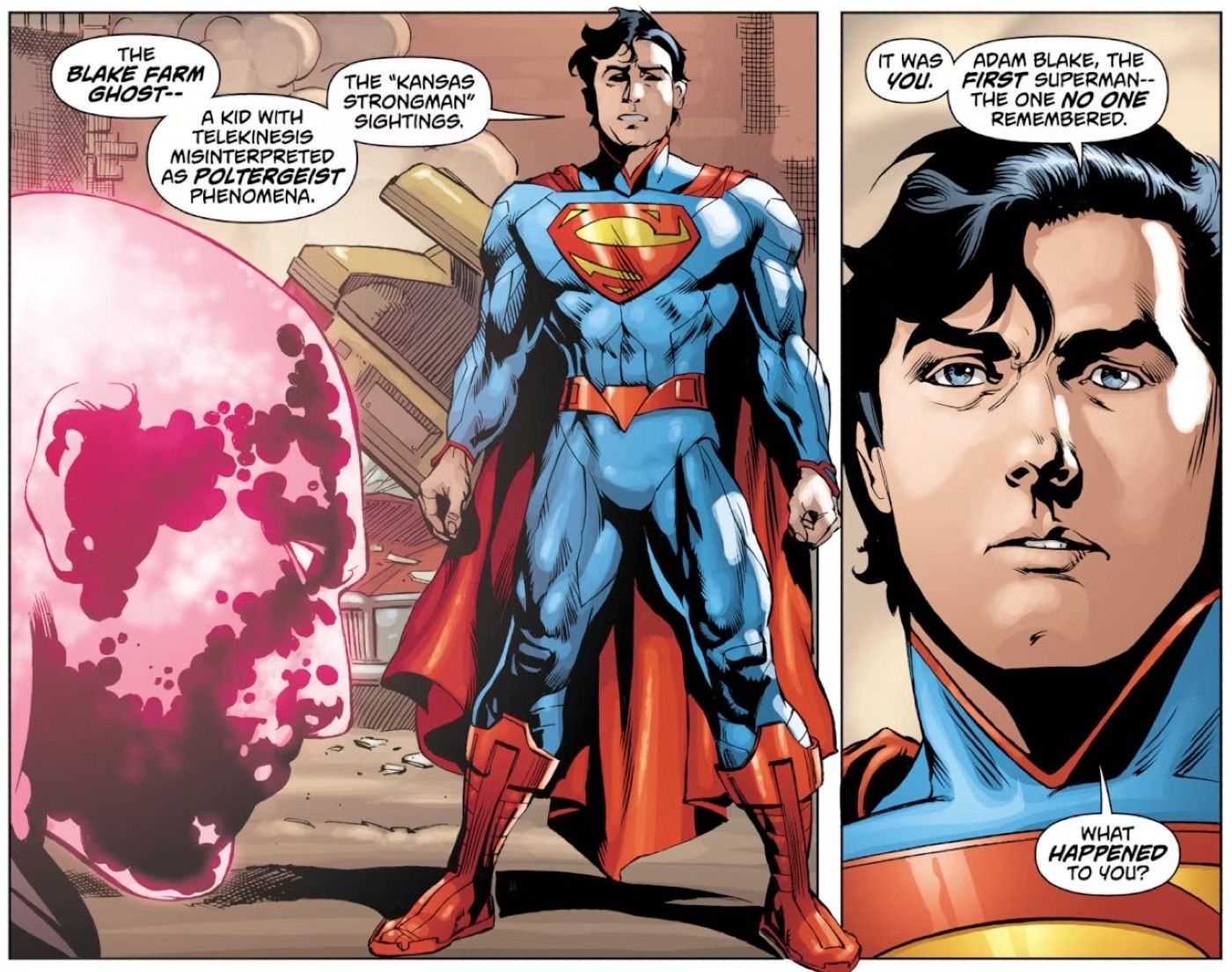 Superman Admits Comet Was the First Superman
