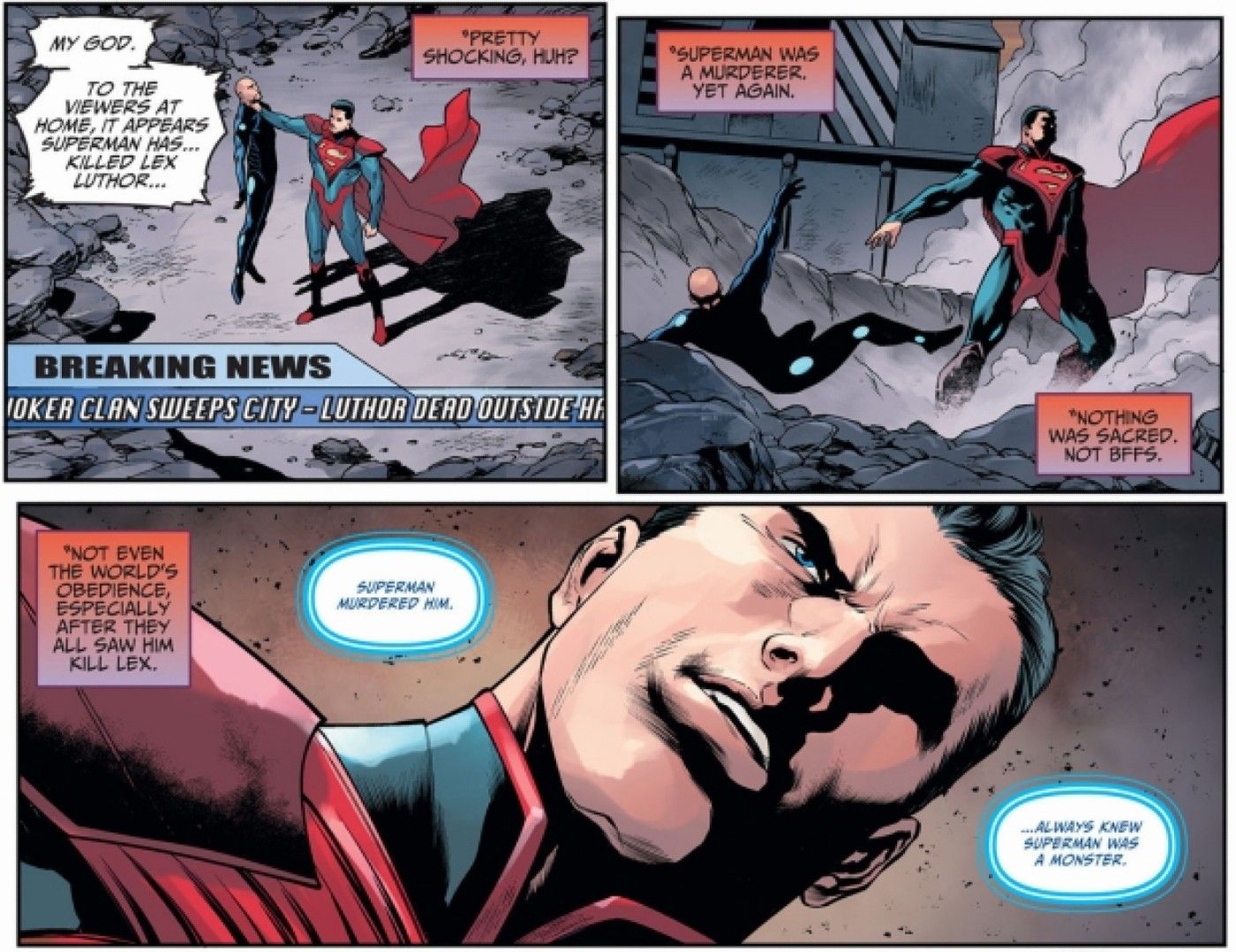 superman kills lex injustice
