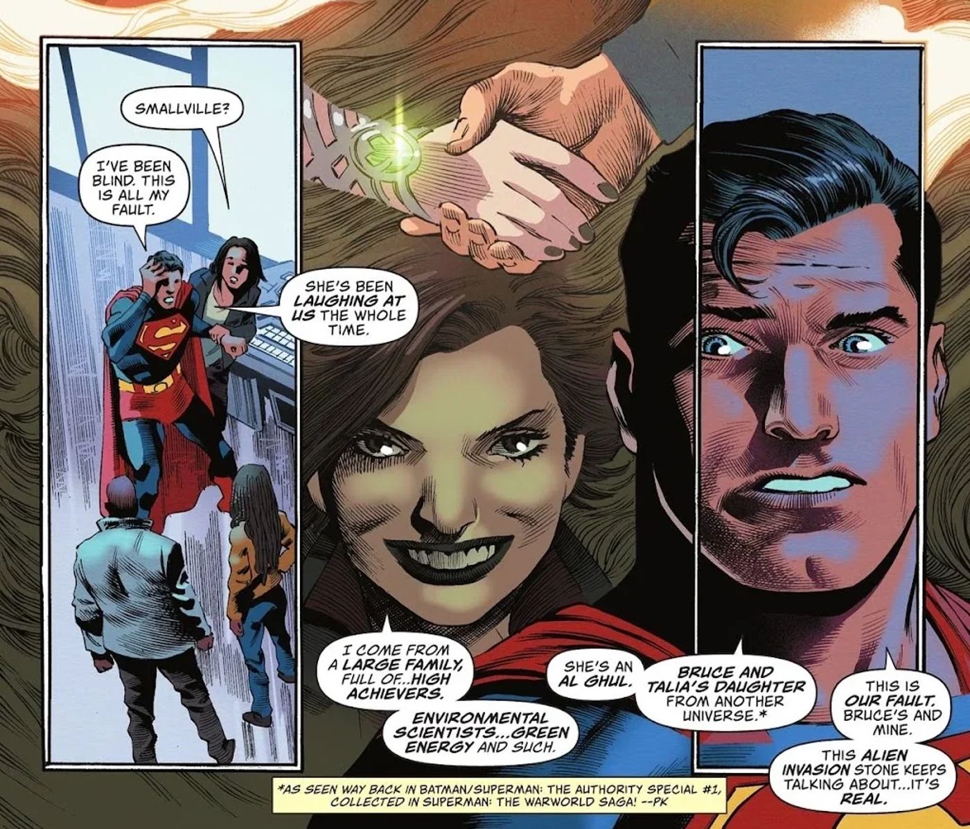 Superman Recognizes Janan al Ghul DC