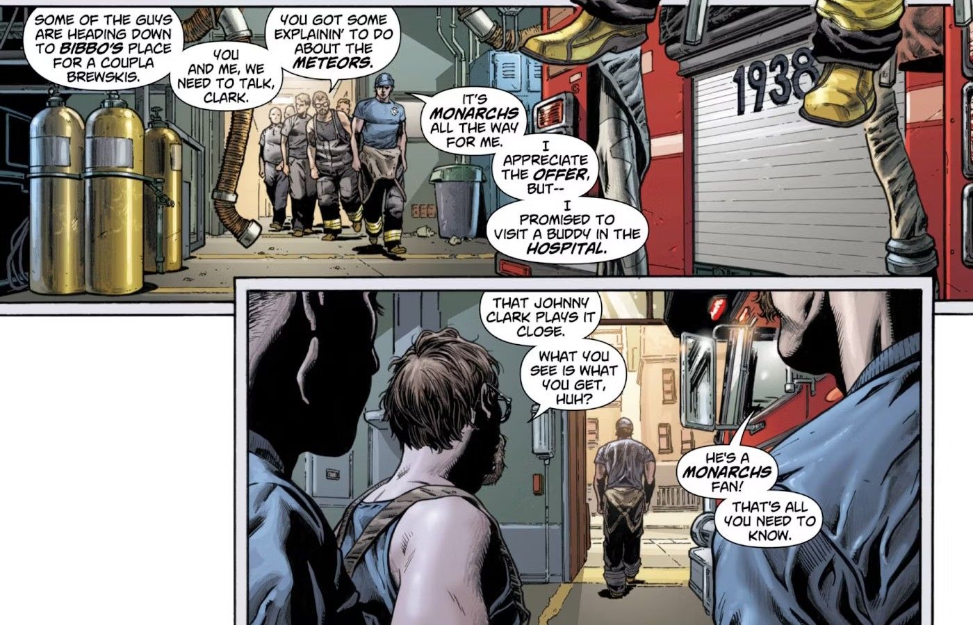 Superman’s New Secret ID Johnny Clark Doesn’t Get Along with Other Firefighters