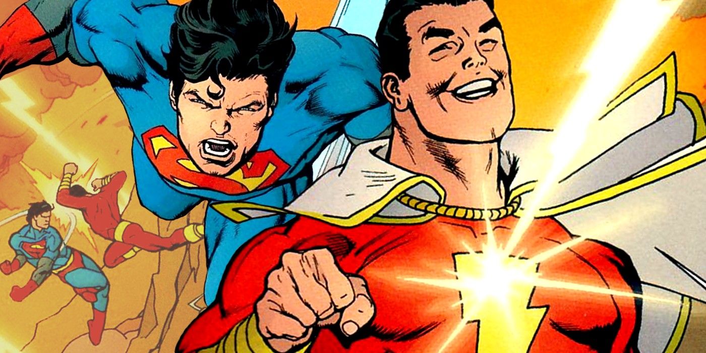 superman vs shazam fight winner stronger