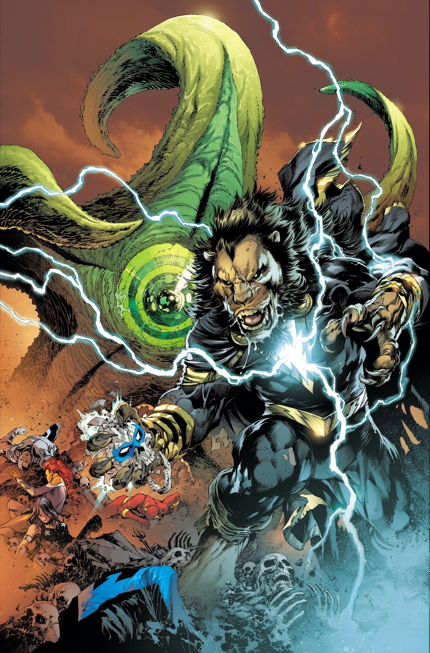 teen titans black adam beast world