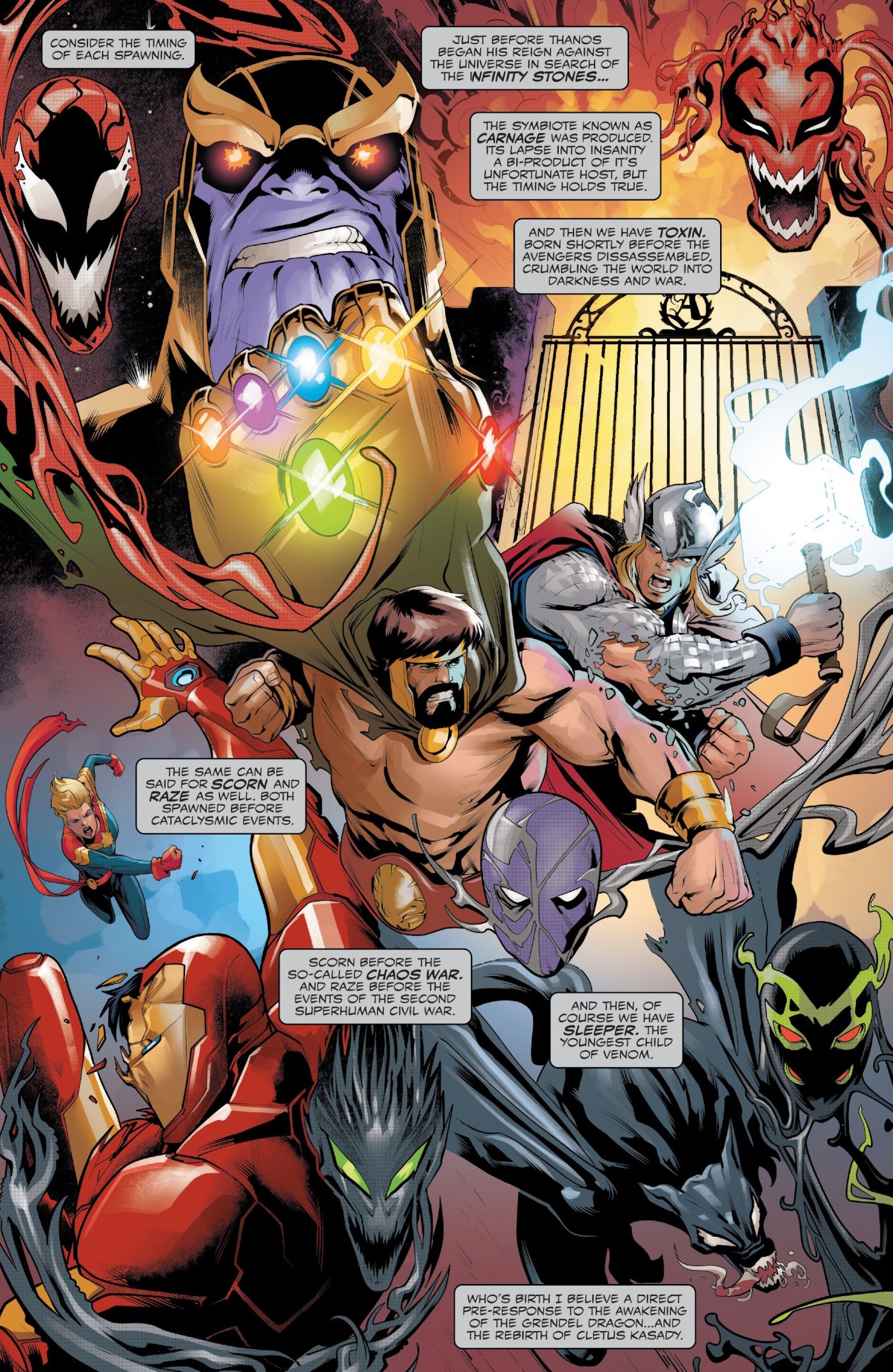 Thanos Is Responsible For Infinite Carnage, Venom #20
