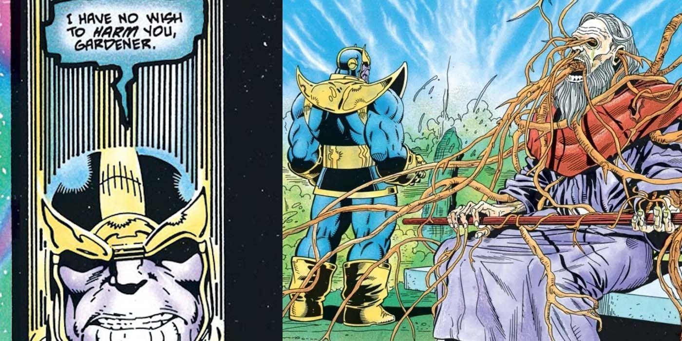 Thanos kills the Gardener.