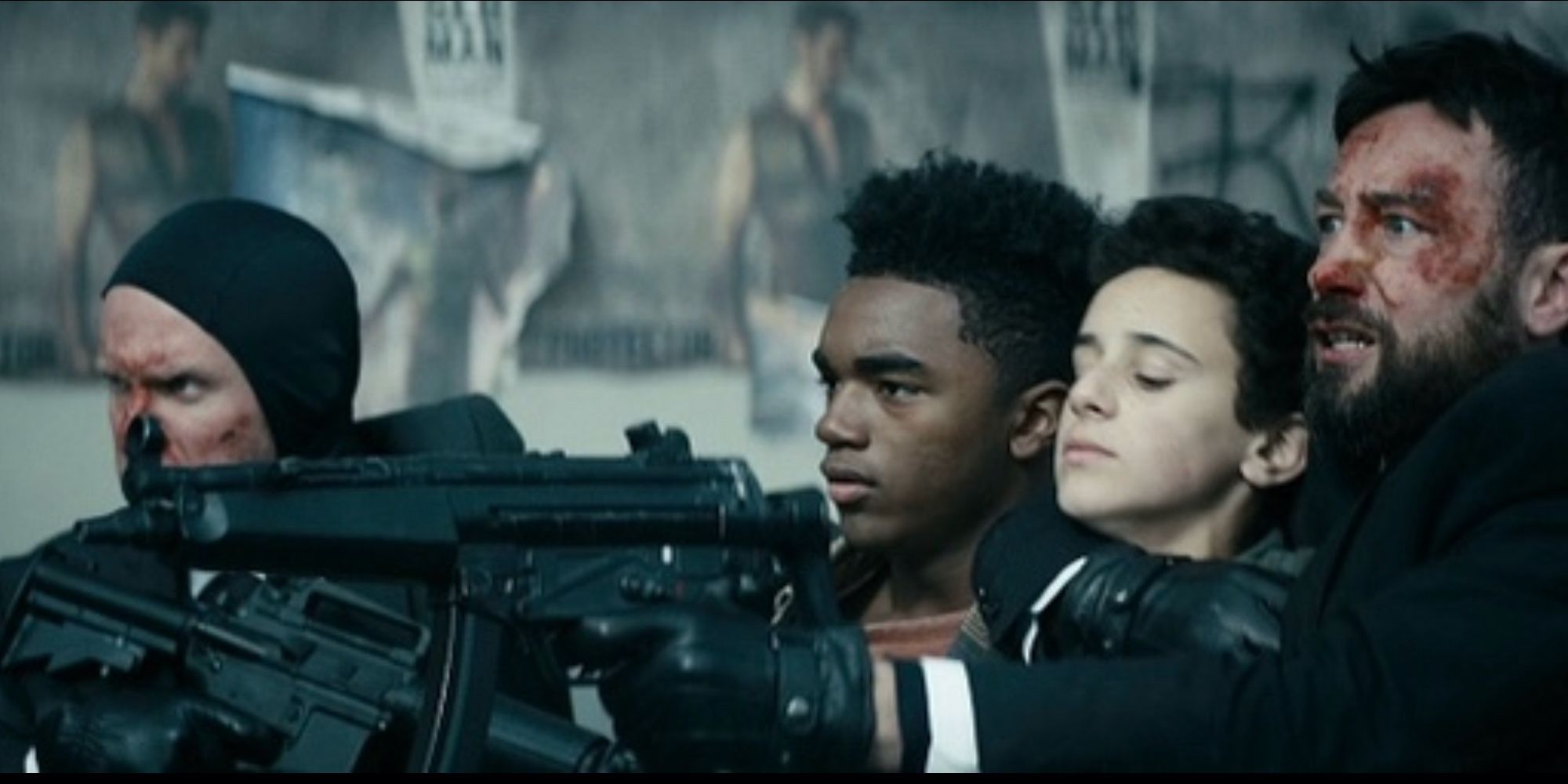 The Boys season 1 guns being pointed