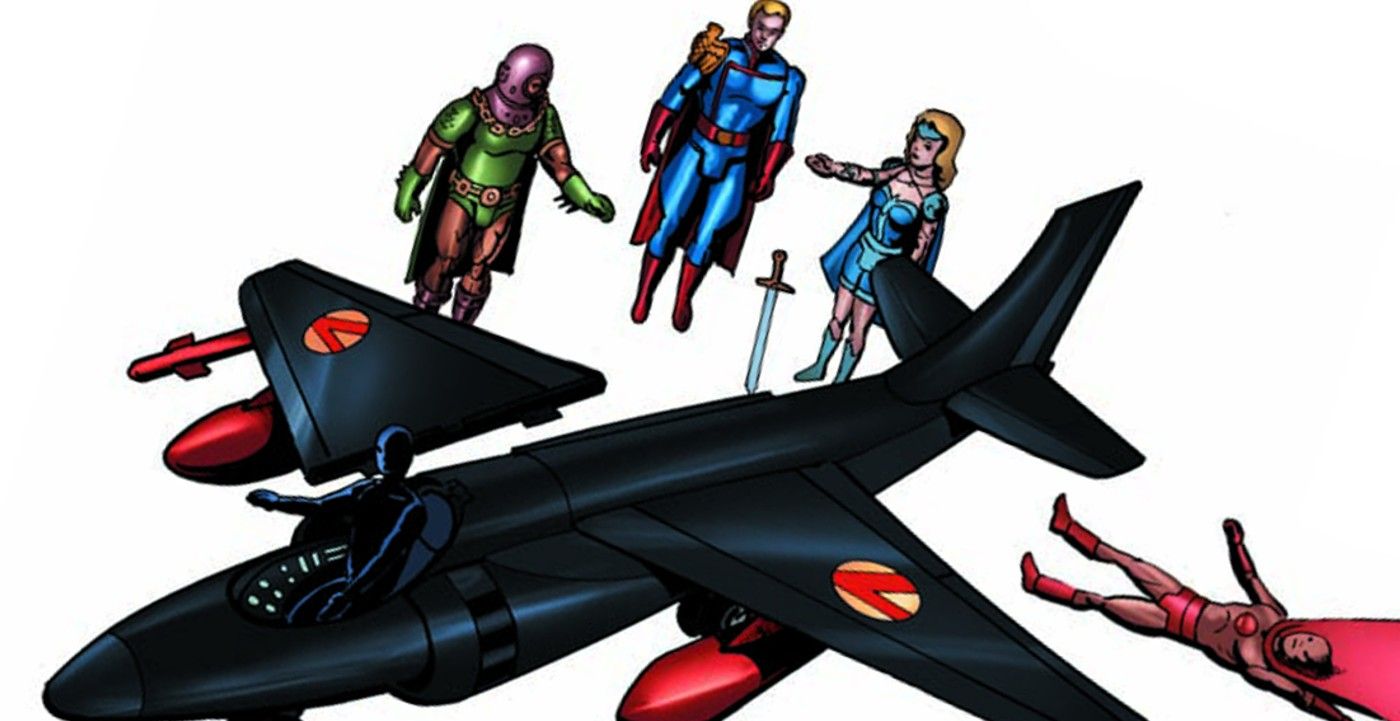The Boys, Seven action figures, as depicted in in-universe advertisements from the comic.