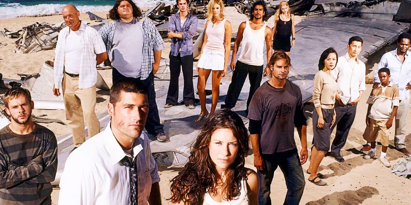 The cast of Lost season 1 in a promotional image