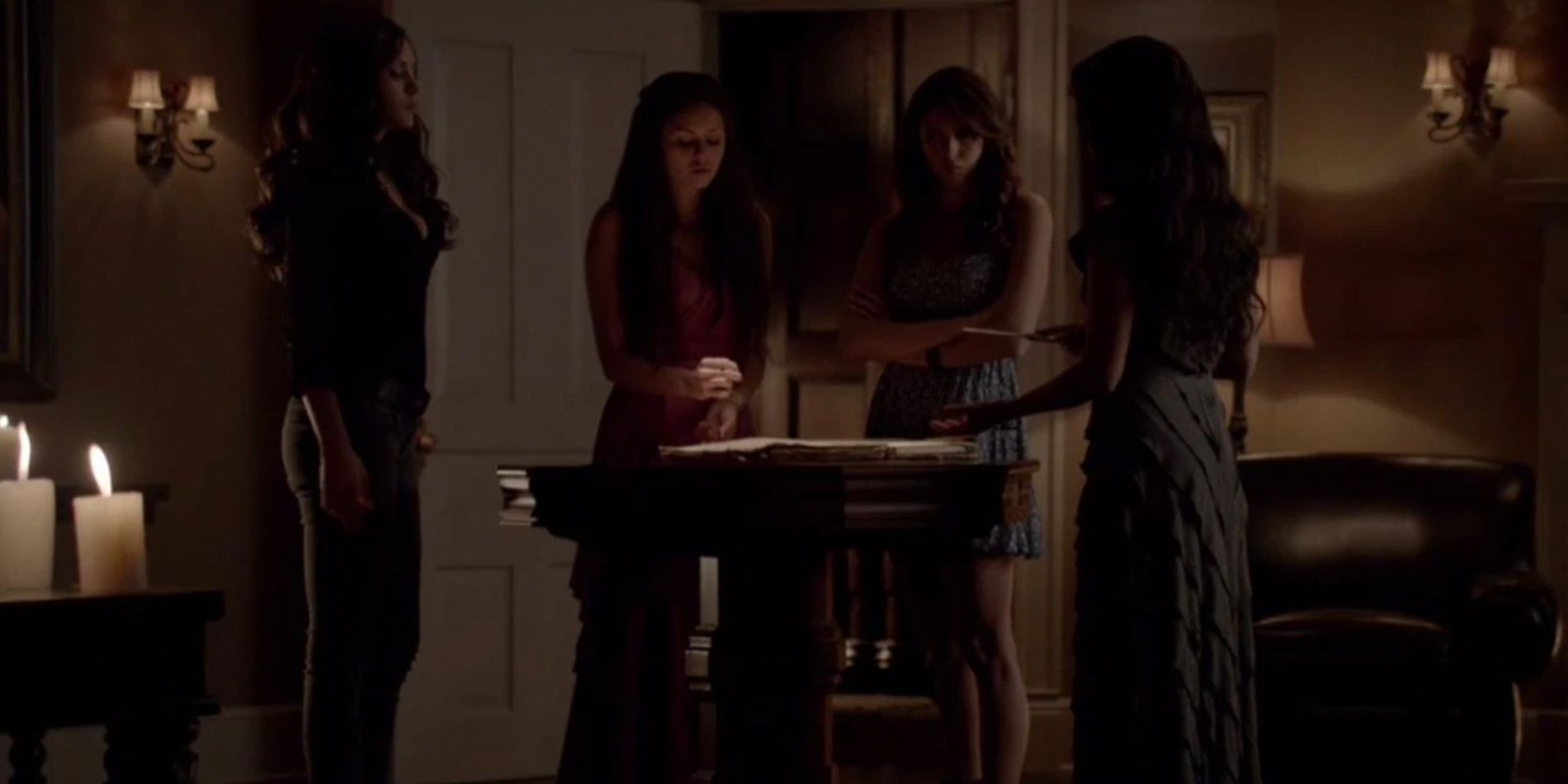 The dopplegangers with Qetsiyah in The Vampire Diaries episode Death and the Maiden