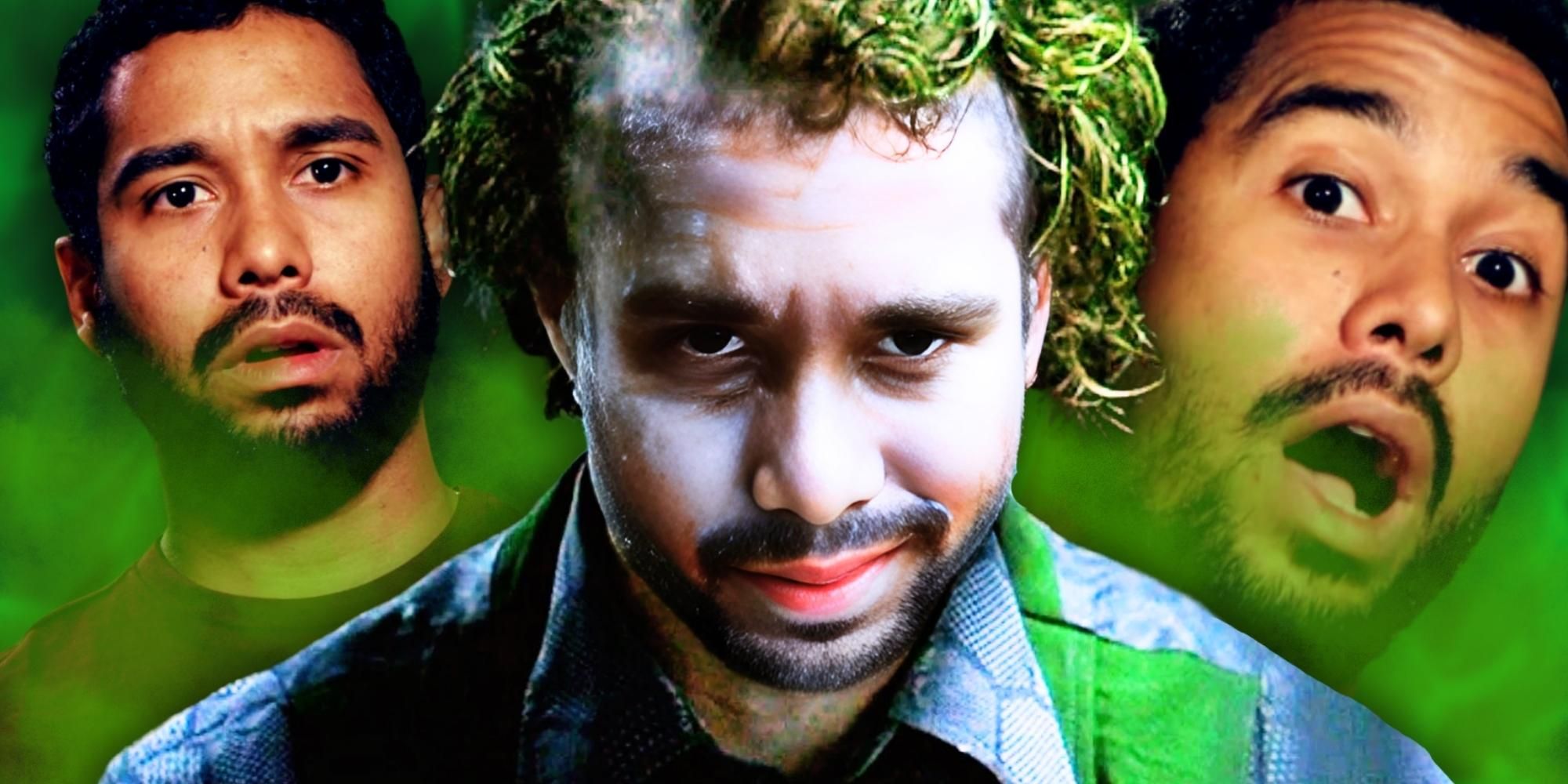 the family chantel pedro jimeno as the joker montage with three images