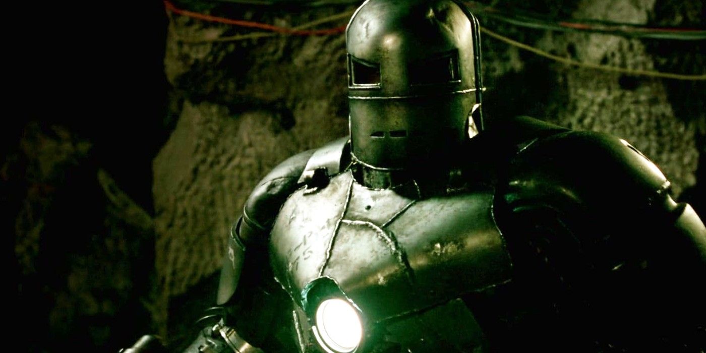 O traje completo do Homem de Ferro Mark 1 em Homem de Ferro