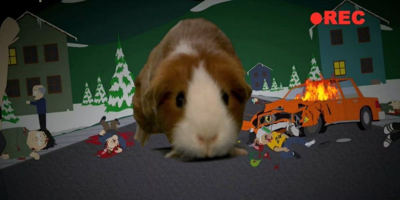 The giant guinea pig on South Park.