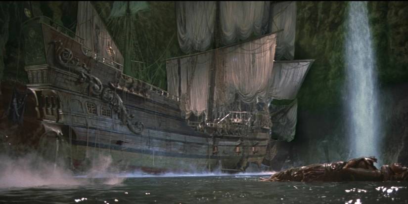 The Inferno Ship in the cave in The Goonies.