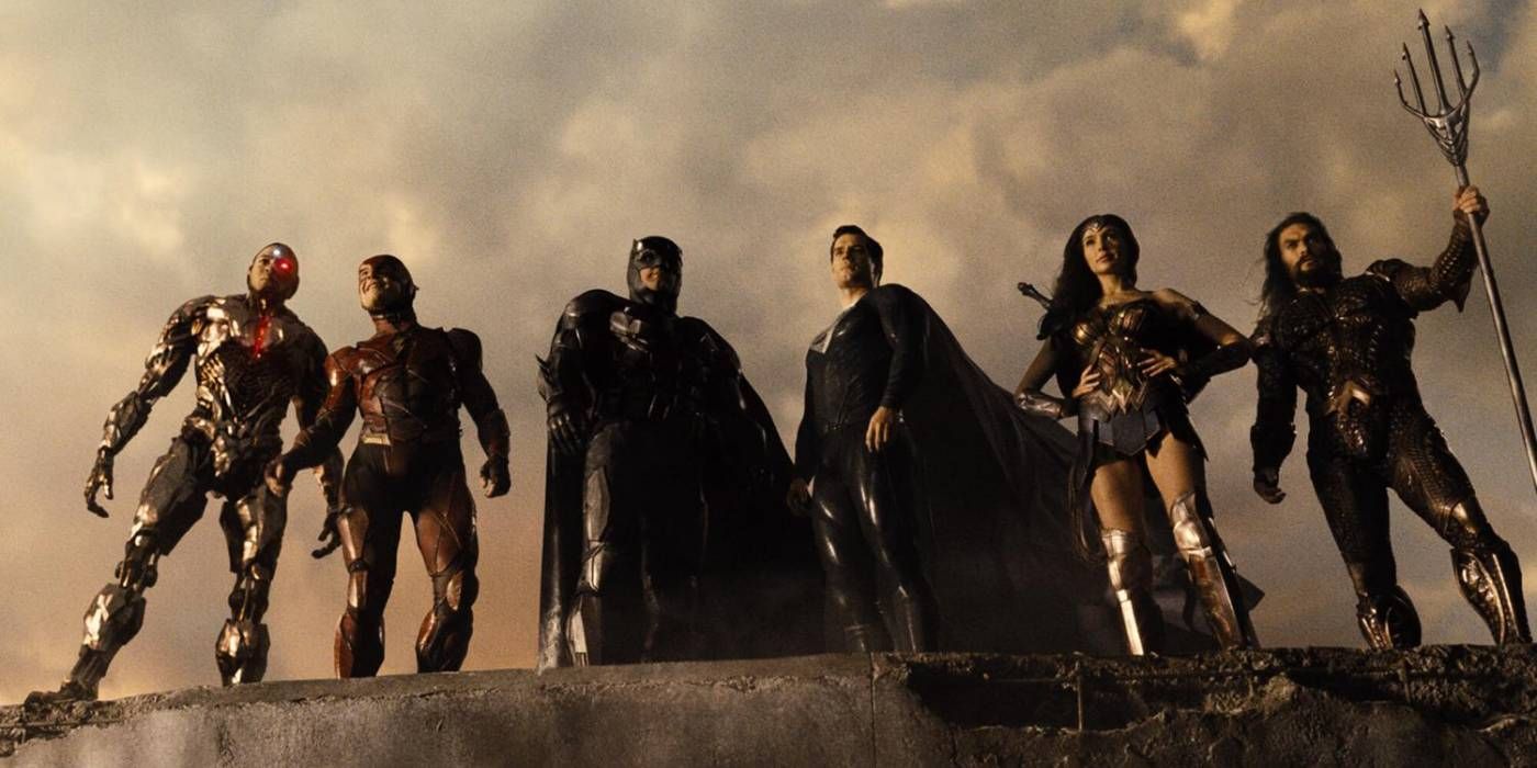 The League stands triumphantly in Zack Snyder's Justice League