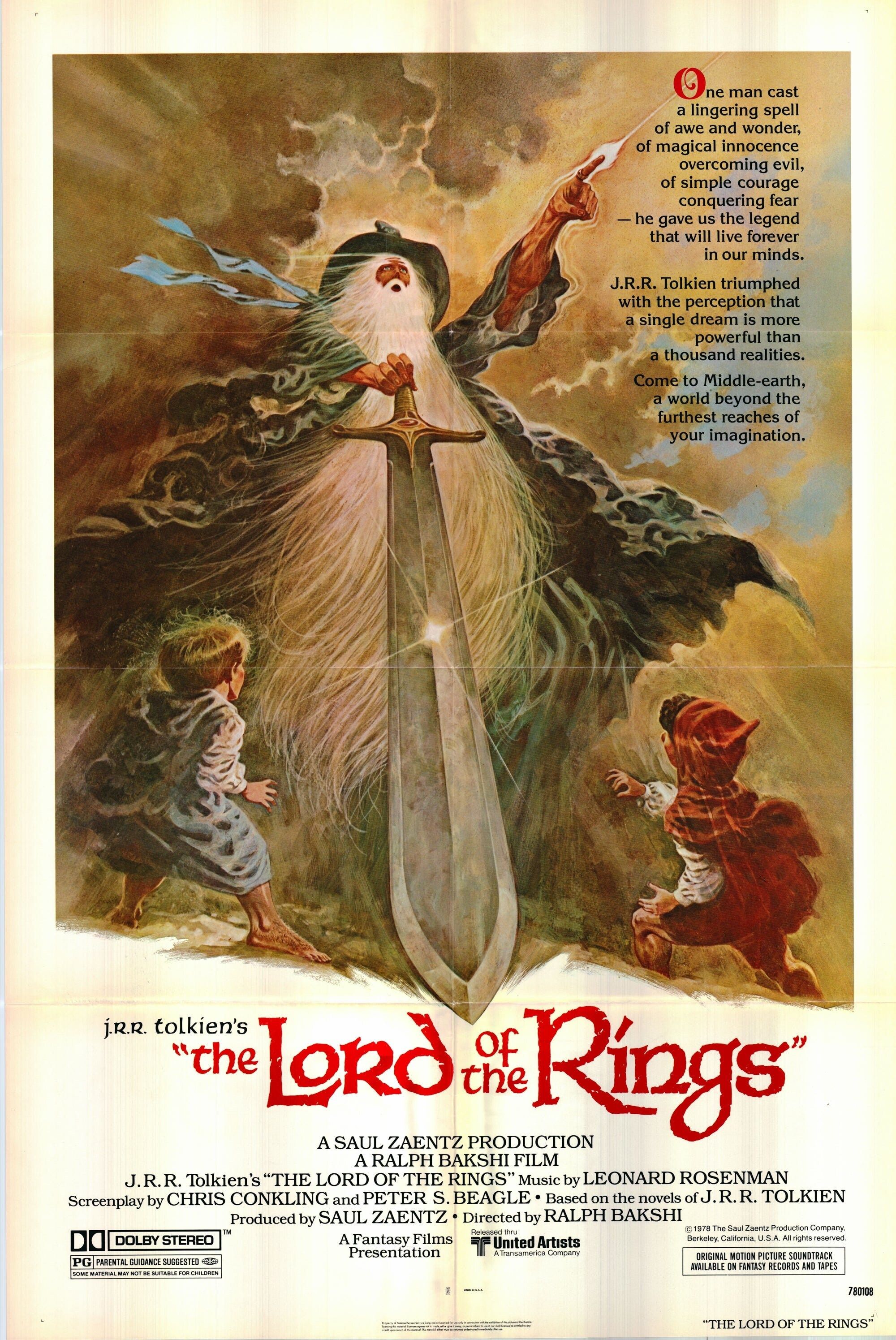 The Lord of the Rings 1978 Poster