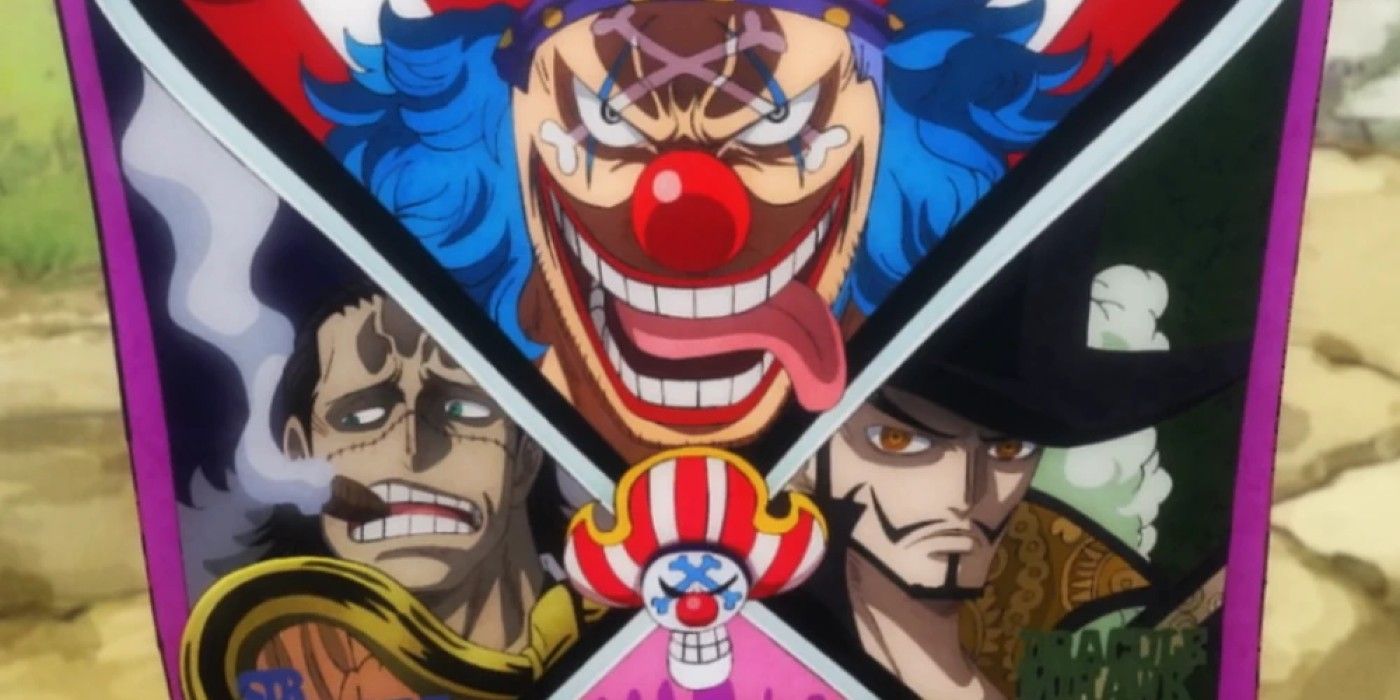 Os membros da Cross Guild em One Piece