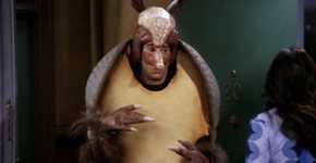Ross Geller dressed as the Holiday Armadillo in Friends