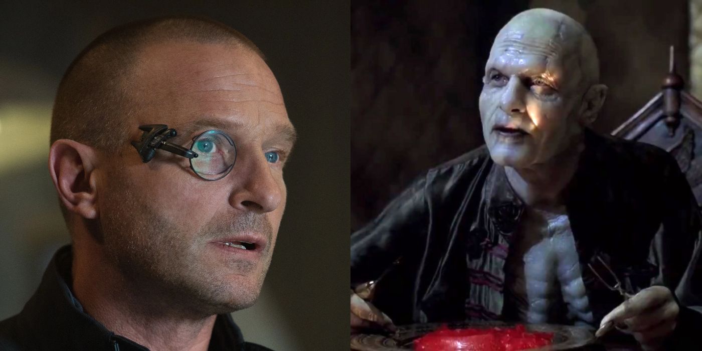 Side by side image of Thomas Kretschmann as Baron Strucker in Avengers: Age of Ultron and as Eli Damaskinos in Blade II