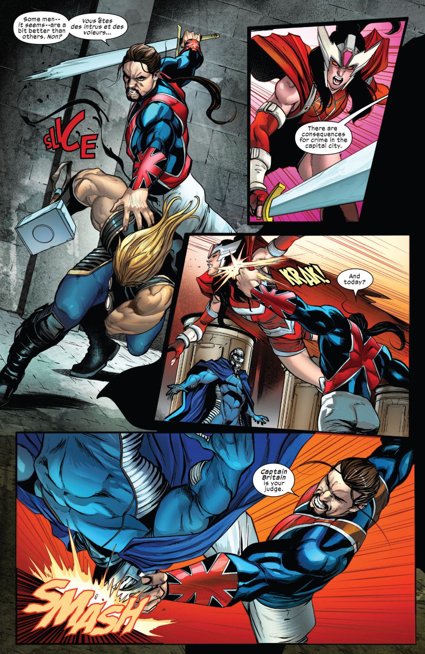 Thor Captain Britain New Ultimate 2