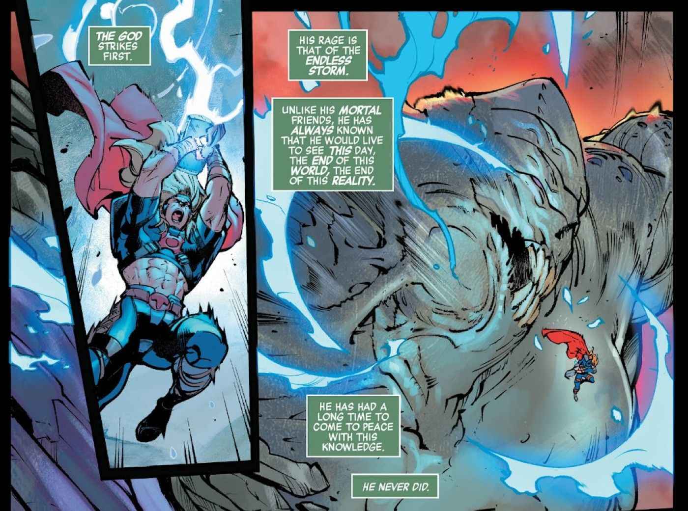 Thor represents The Avengers in doomsday battle