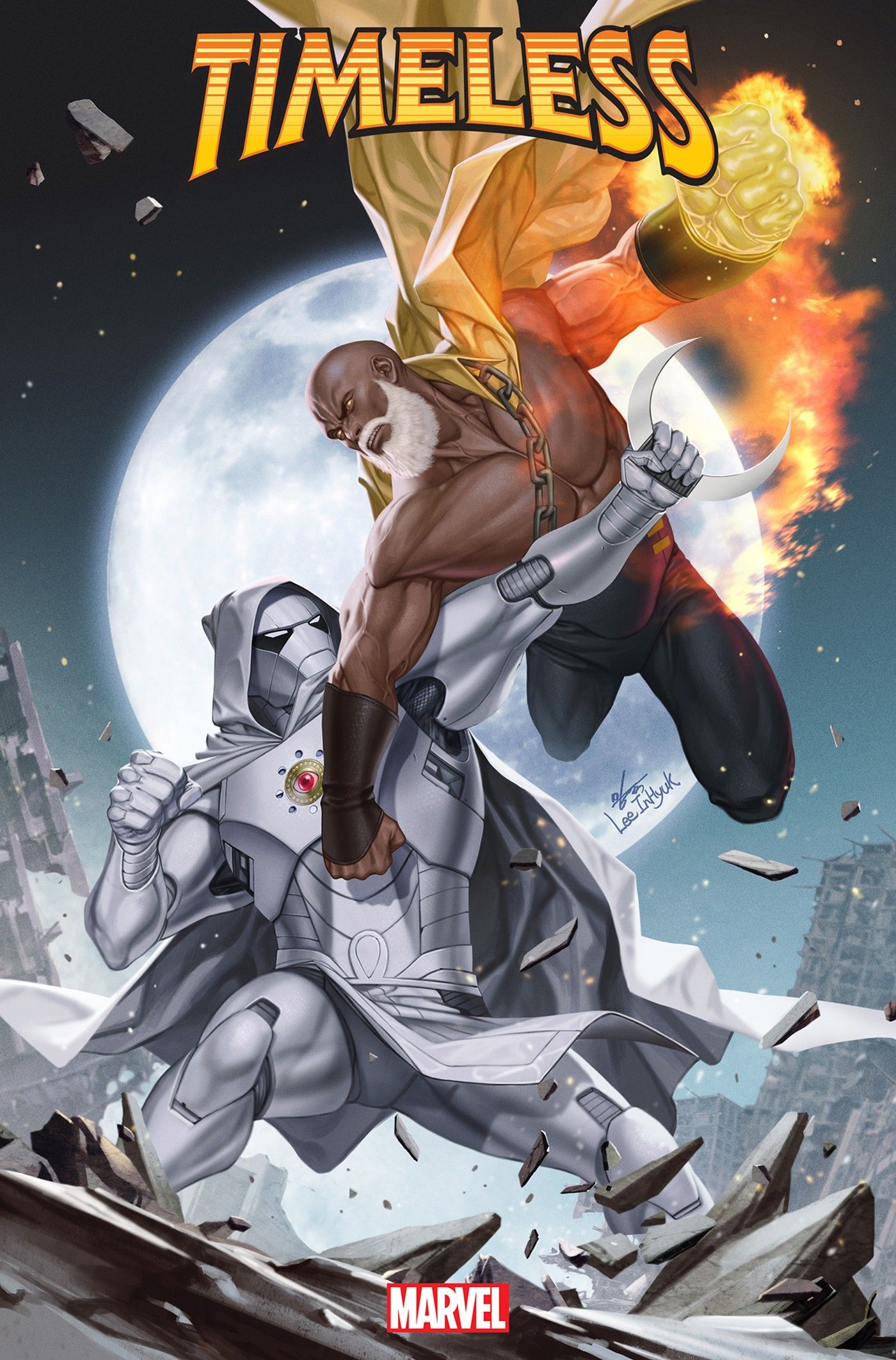 timeless moon knight iron man armor luke cage
