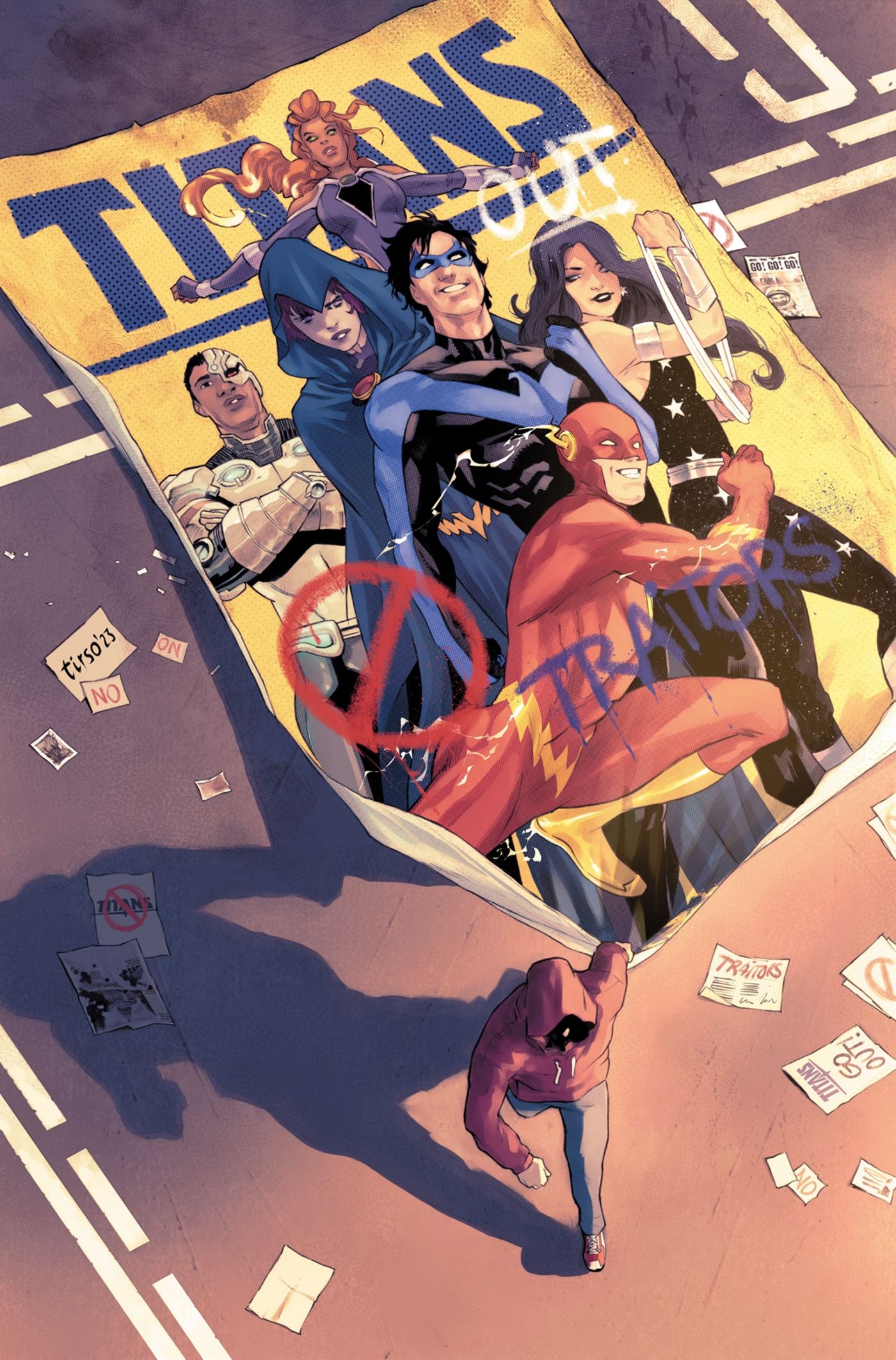 Titans 8 Variant Cover DC
