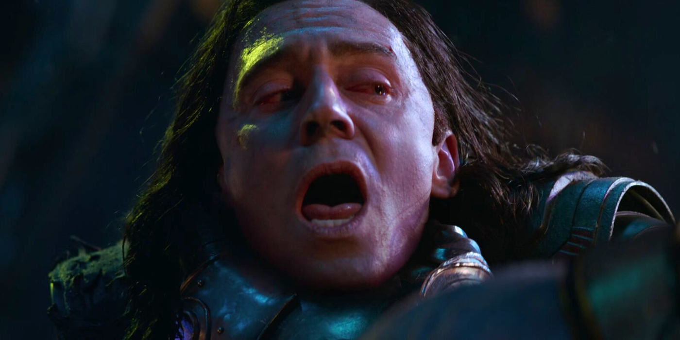 Tom Hiddleston's Loki chokes in Avengers Infinity War