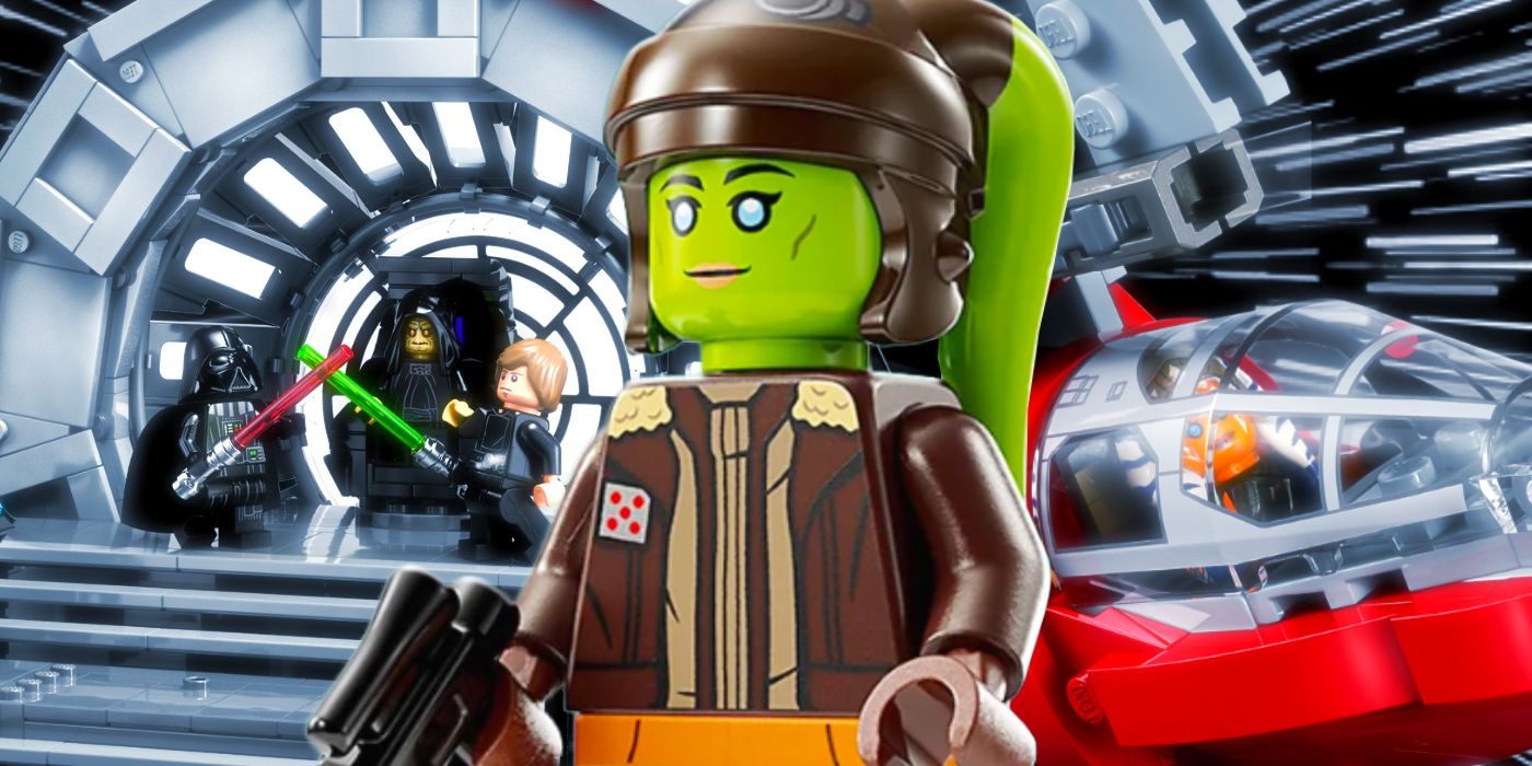 Star Wars LEGO Emperor's Throne Room, Hera Minifigure, and Ahsoka T-6 Shuttle