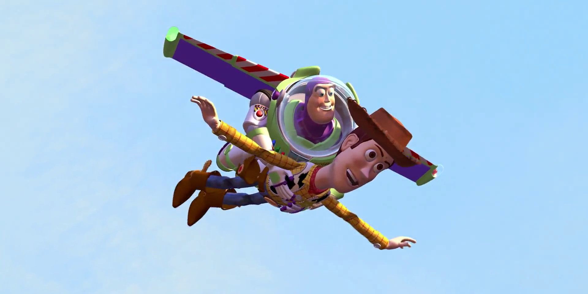 Toy Story Woody Buzz Flying