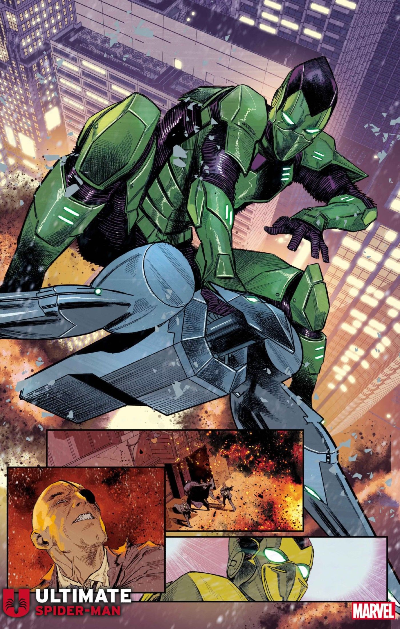 New SpiderMan & Green Goblin Officially Debut in Ultimate SpiderMan