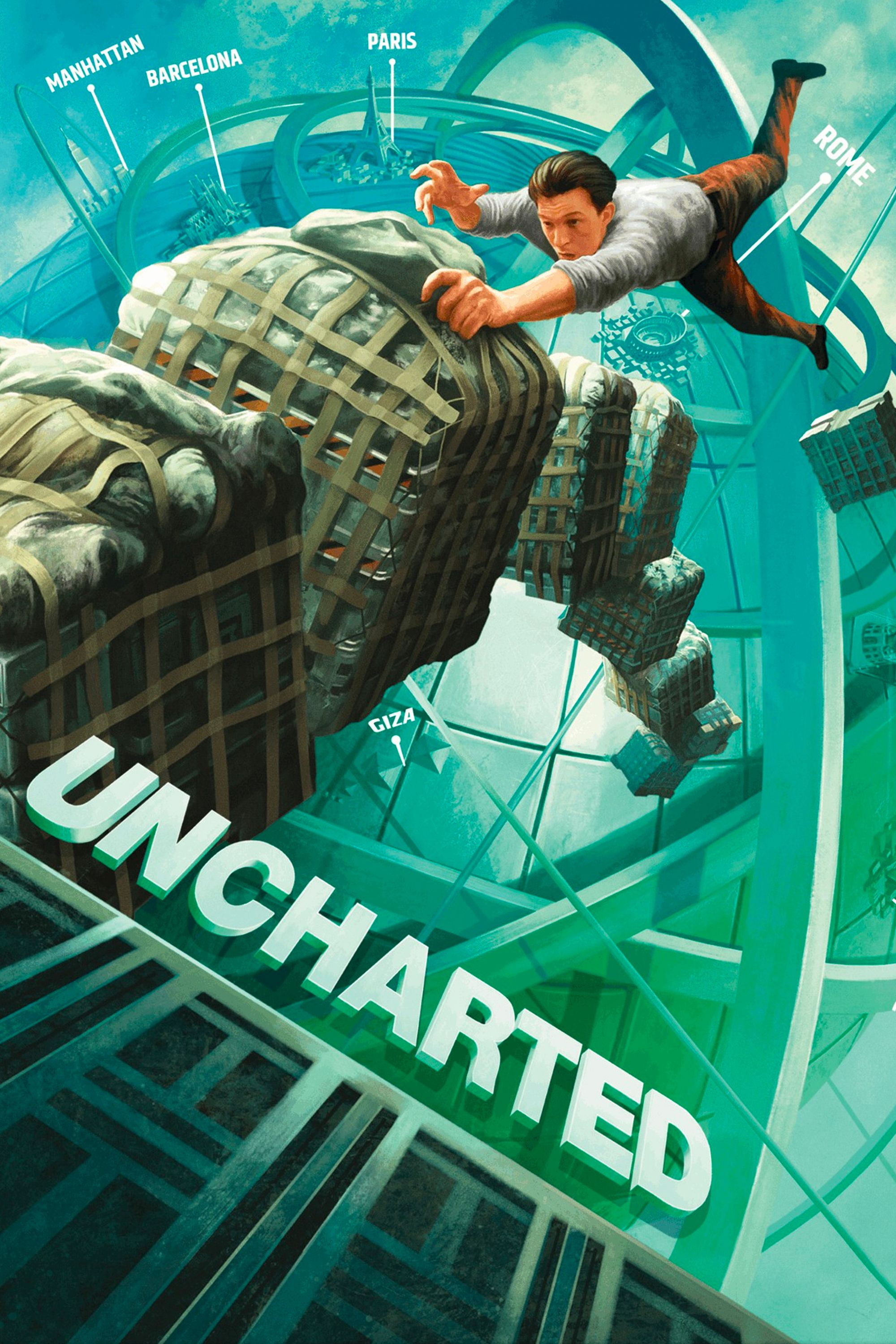 Pôster de arte Steelbook de Uncharted