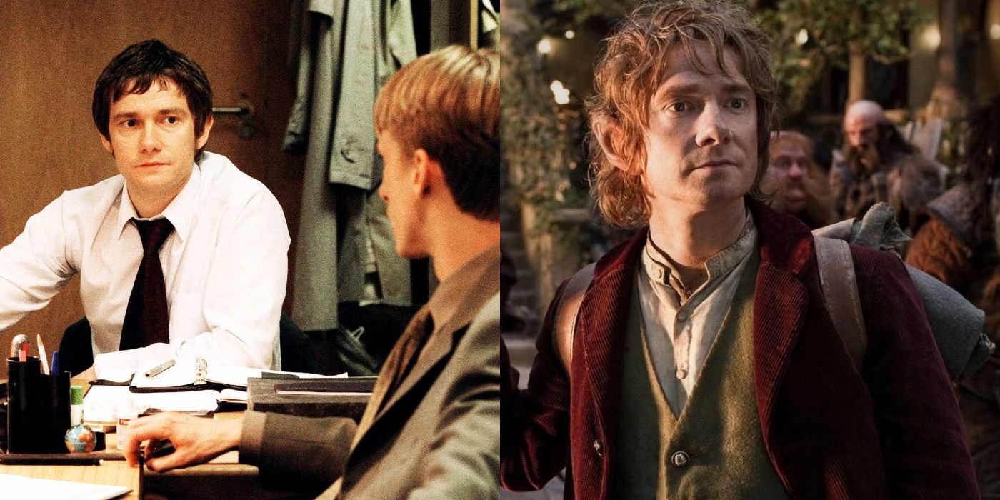 Martin Freeman in The Office and The Hobbit