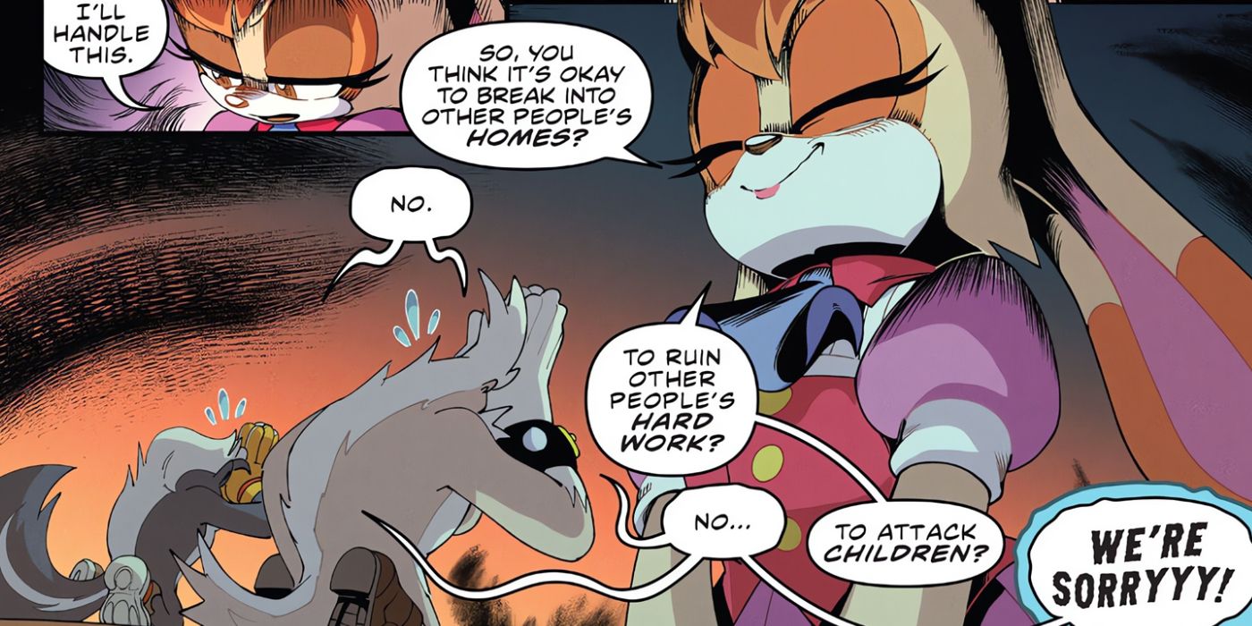 Vanilla intimidates Rough and Tumble into submission