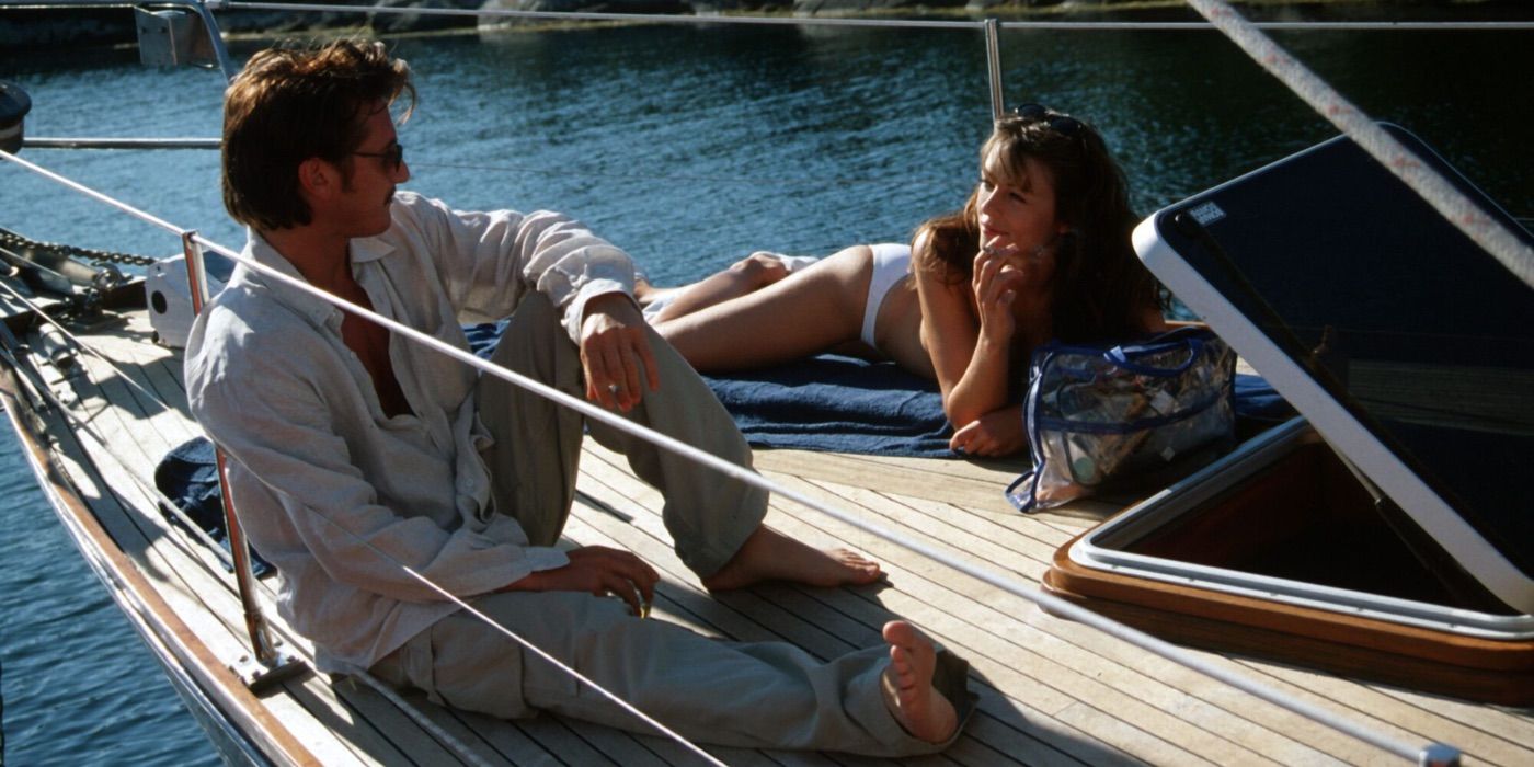Sean Penn and Catherine McCormack in The Weight of Water.