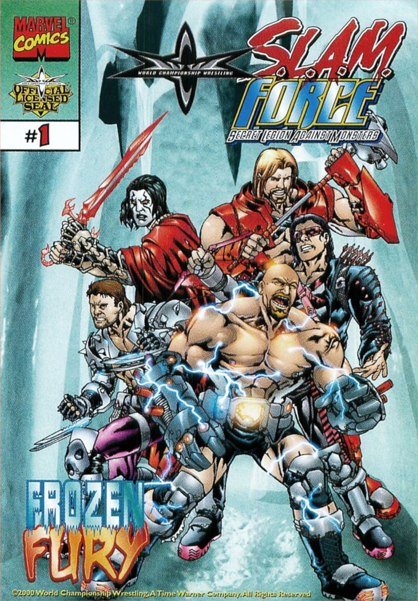 Cover for WCW SLAM Force mini-comic