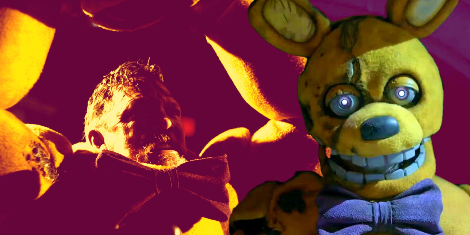 I love that the eyes of Springtrap are faithful to the FNAF 3