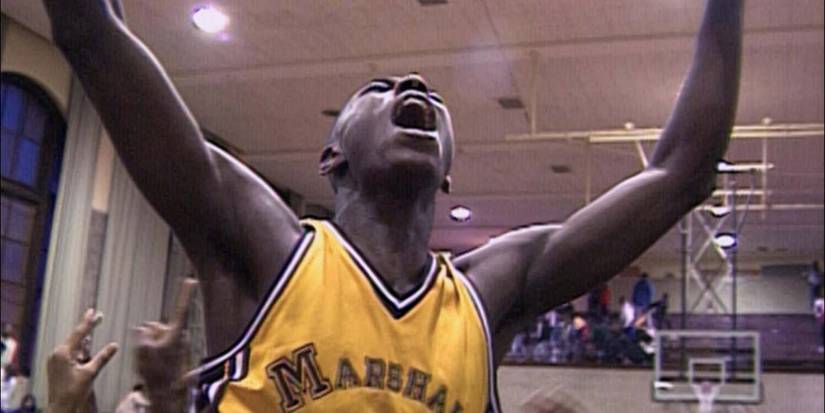 William Gates in a basketball game in Hoop Dreams