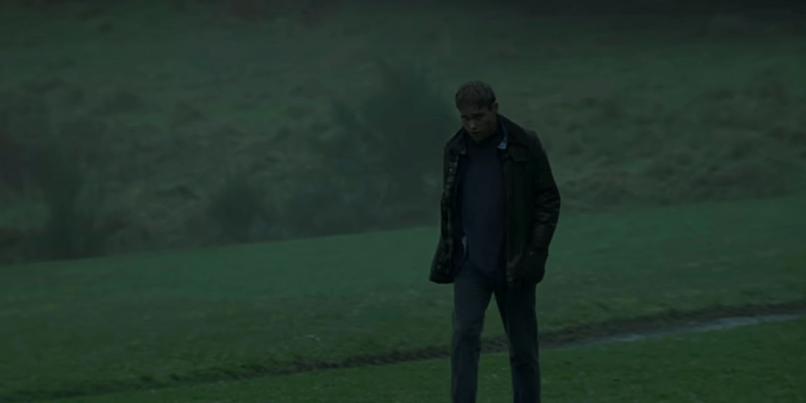 William walks back to Balmoral in the rain in The Crown season 6