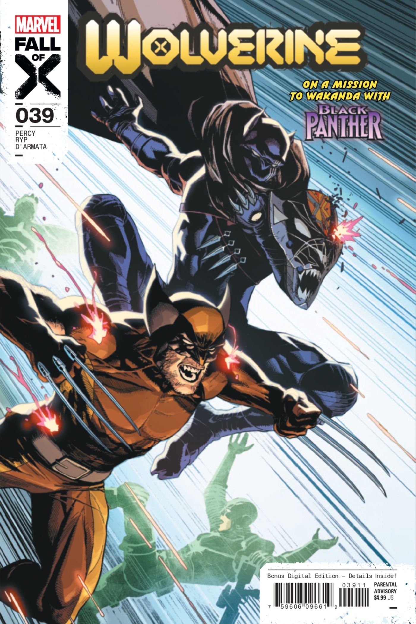 Wolverine #39 Preview page 1.