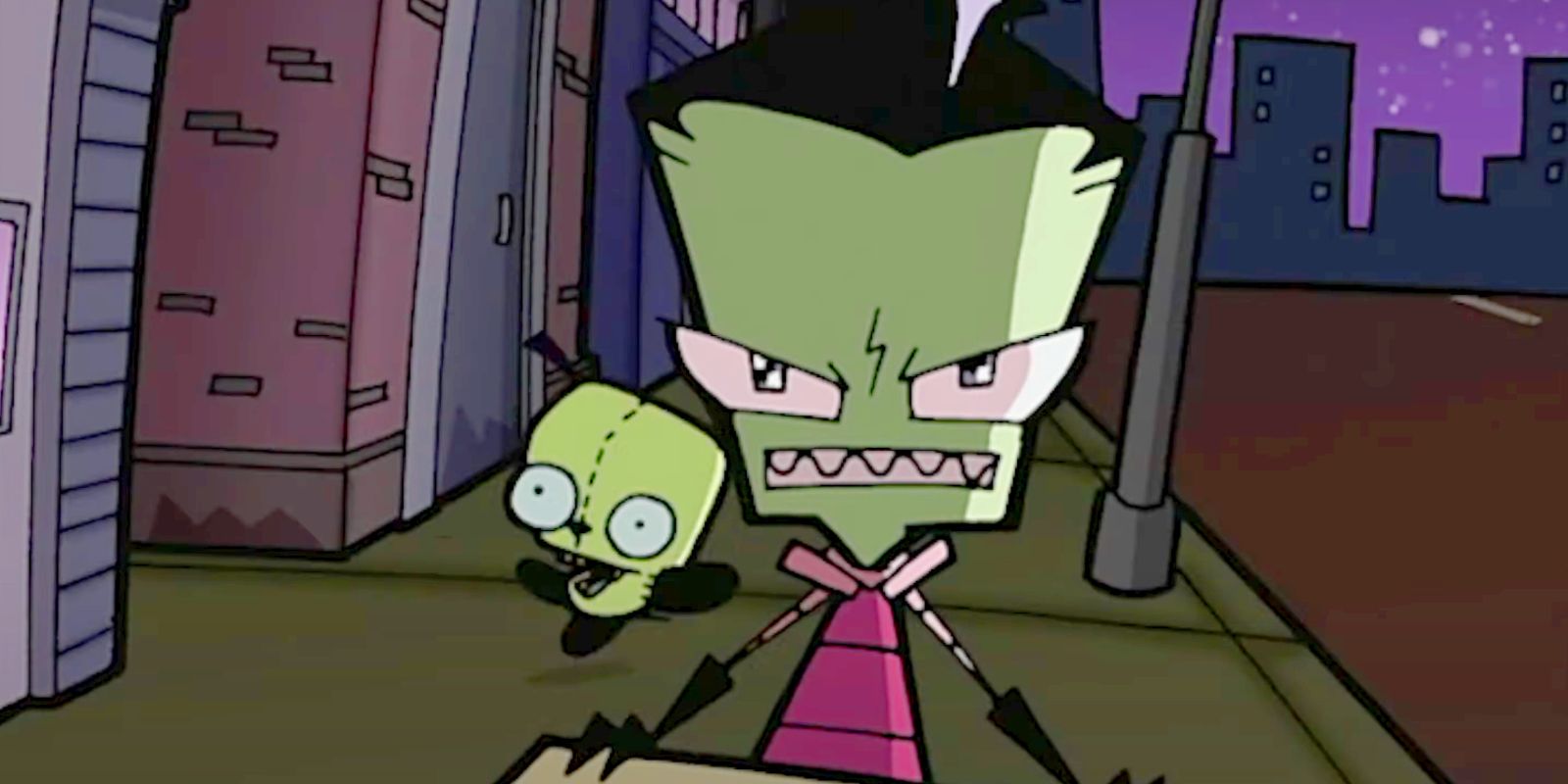 Zim with Gir in Invader Zim