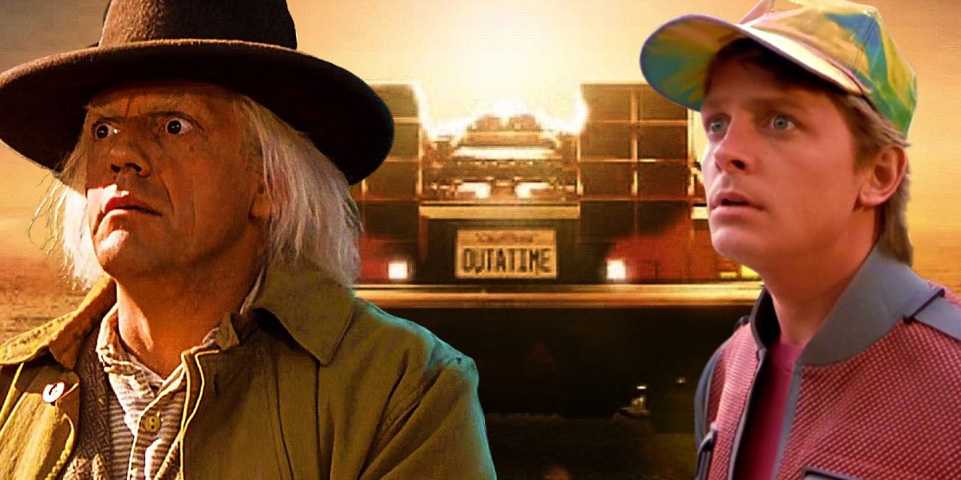 Custom image of Doc Brown and Marty McFly in the Back to the Future trilogy