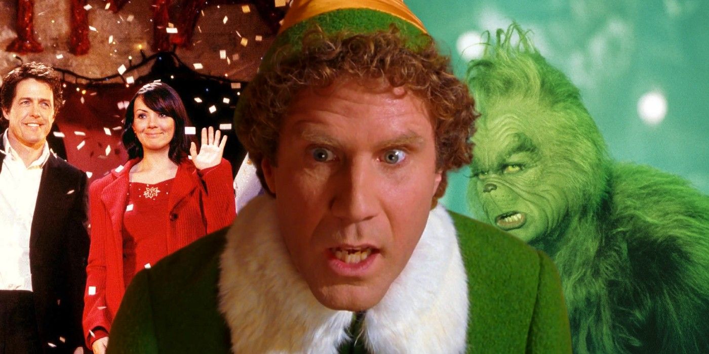 Custom image of Love Actually, Elf, and How the Grinch Stole Christmas