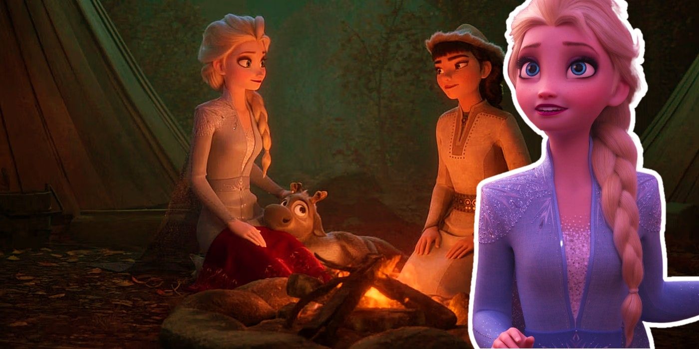 Custom image of Elsa and Honeymaren in Frozen 2