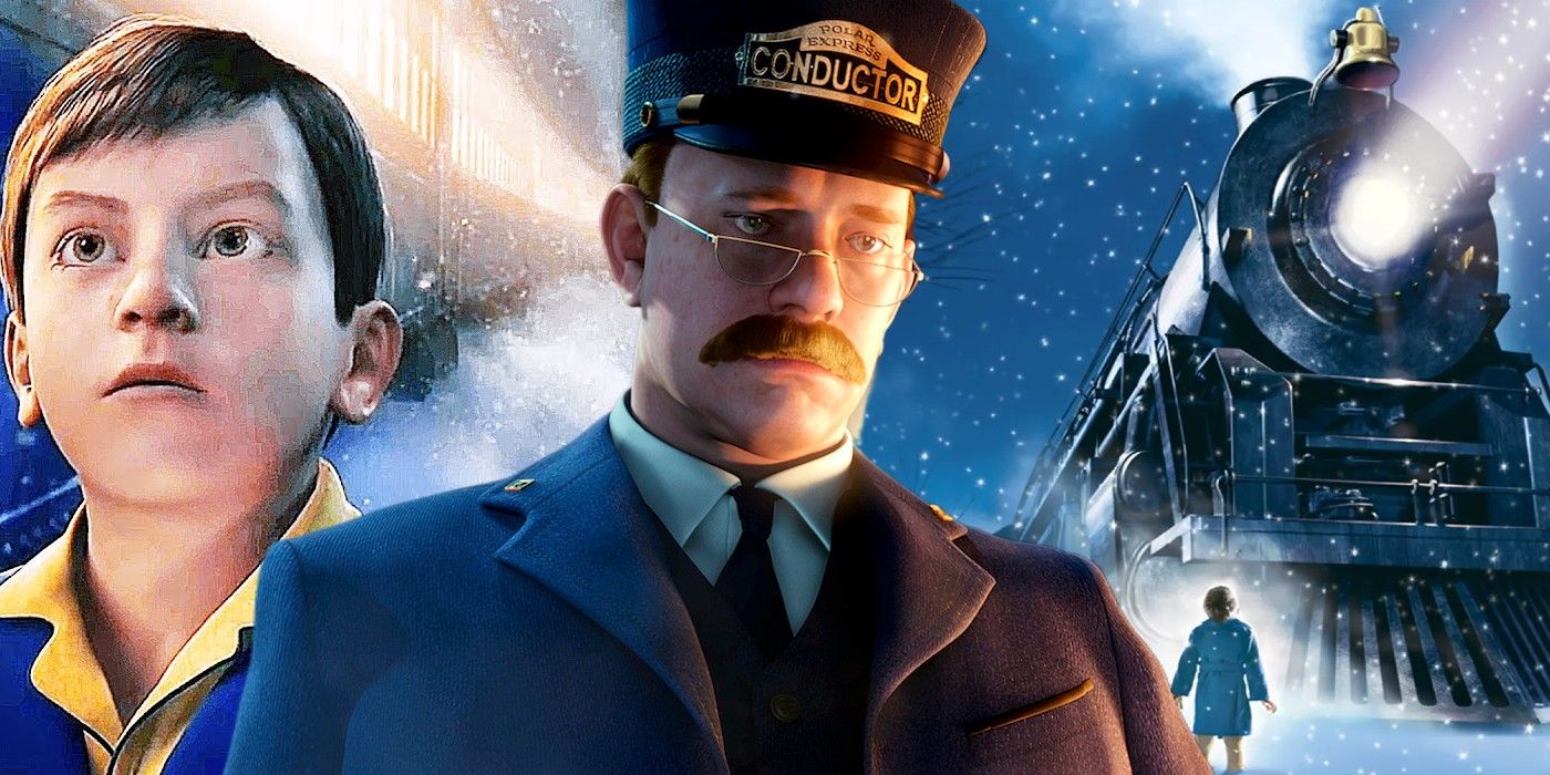Custom image of Hero Boy, The Conductor and the train in The Polar Express