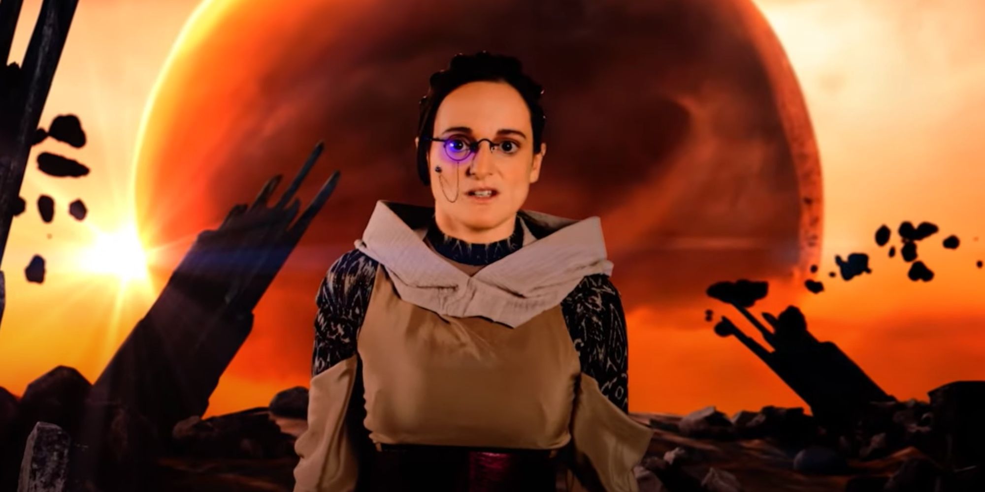 Sooz Kempner as Doom in a Doom&rsquo;s Day promotional video